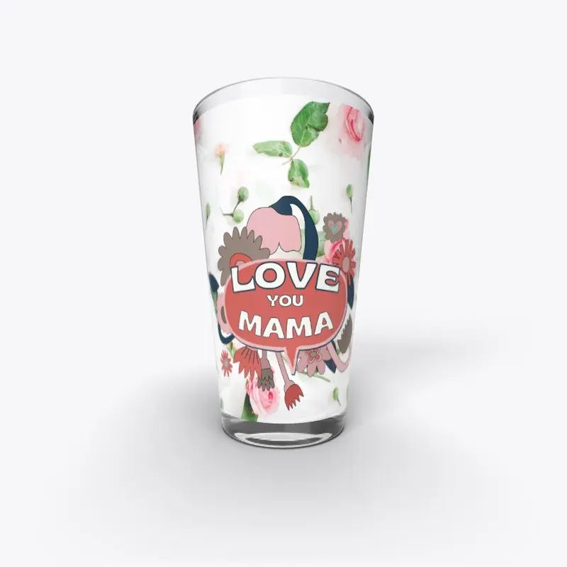 love pint glass