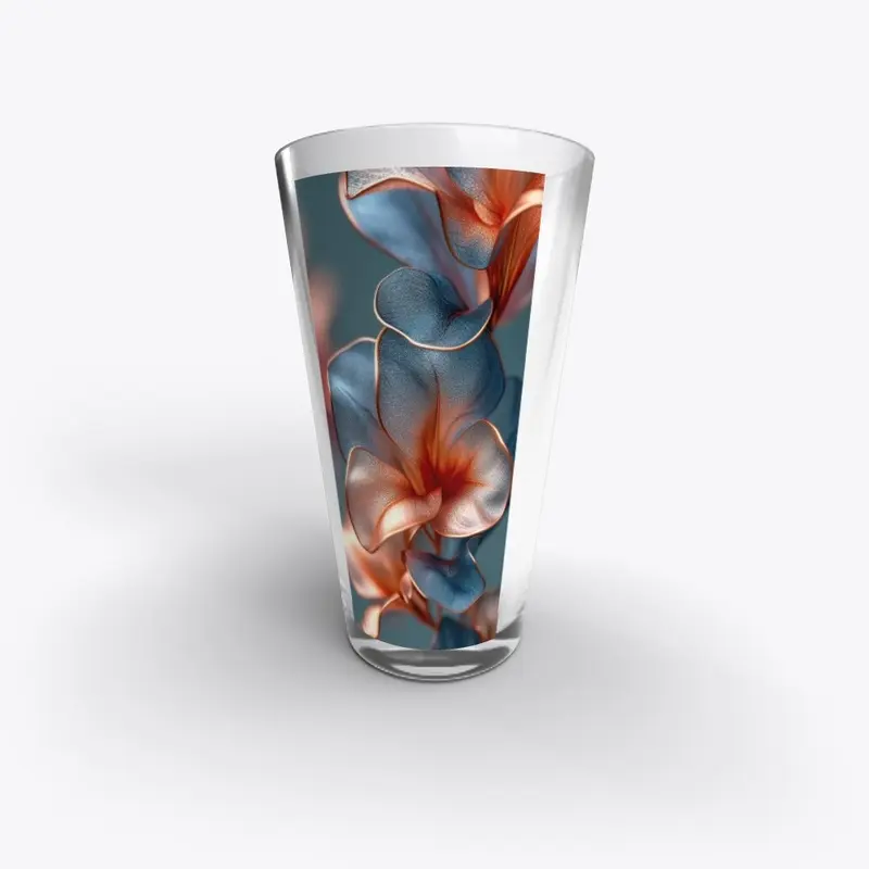 flower water glass