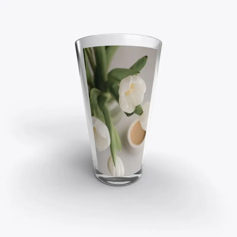 tulip flower glass